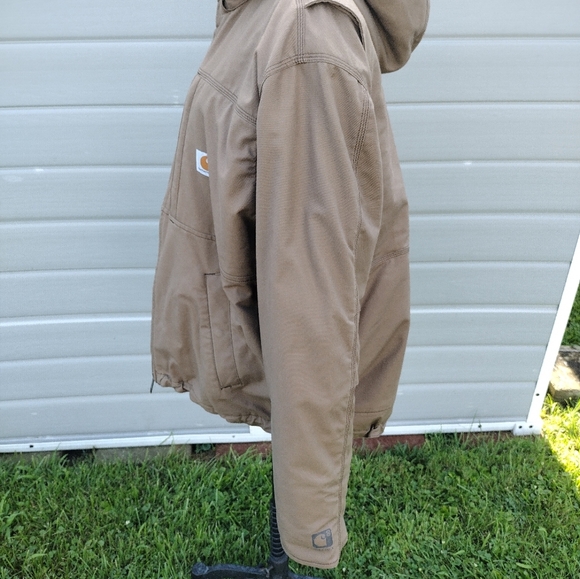 Carhartt Jacket Mens XL Brown Full Swing Cryder Insulated Work 102207 908 - Picture 4 of 14